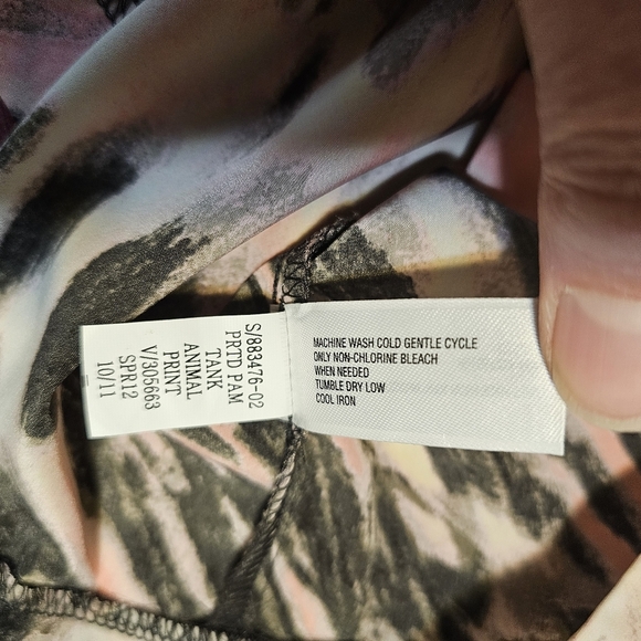 Gap Sleeveless Dress Multicolor Women's Size 8 Cheetah Animal Print Ruched - Picture 8 of 8